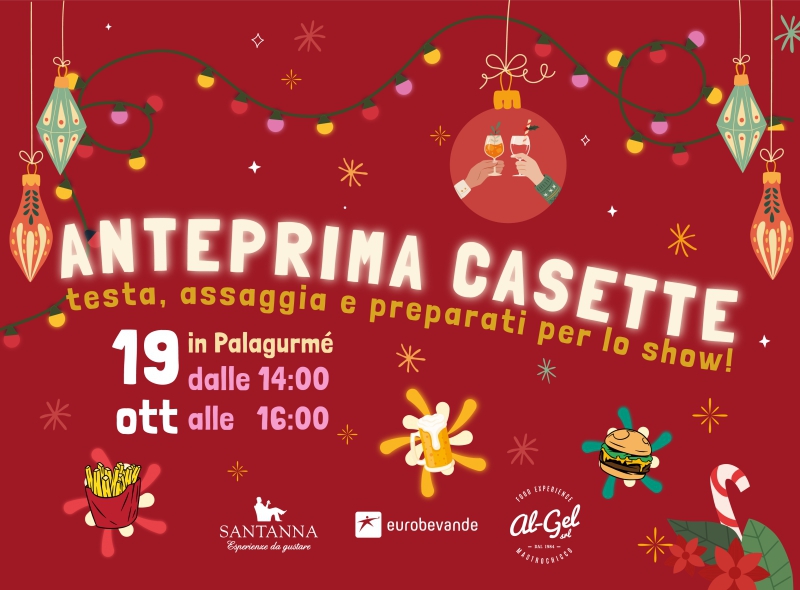 ANTEPRIMA CASETTE - POMERIGGIO 14:00-16:00